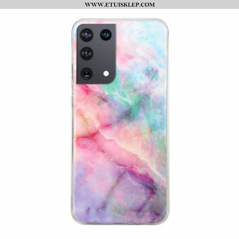 Etui do Samsung Galaxy S21 Ultra 5G Klasyczny Marmur